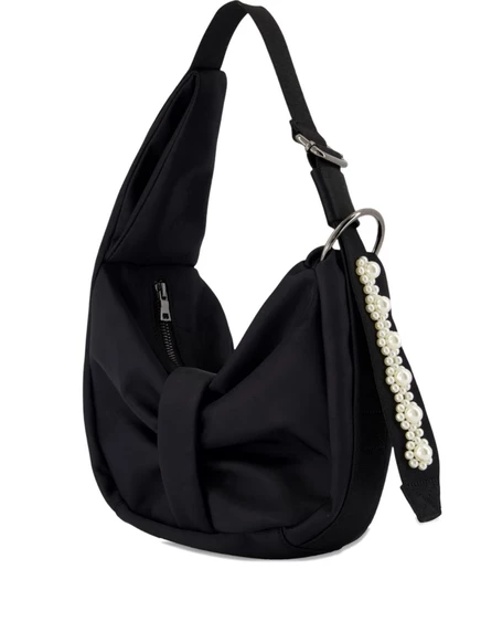 Женская мини-сумка Simone Rocha Sling Bow, черная