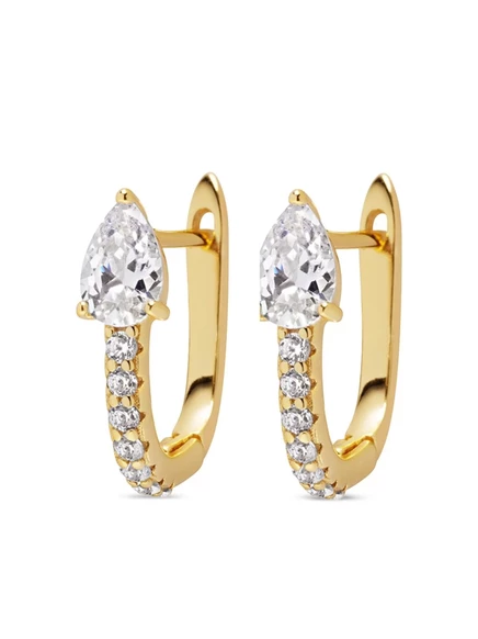 Женские серьги-кольца Nialaya Jewelry позолоченные
