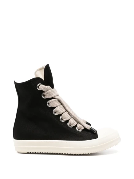 Мужские кеды Rick Owens Jumbolace, высокие, черные