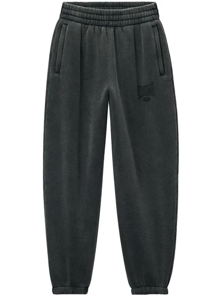 Спортивные брюки с графичным рисунком от Alexander Wang black