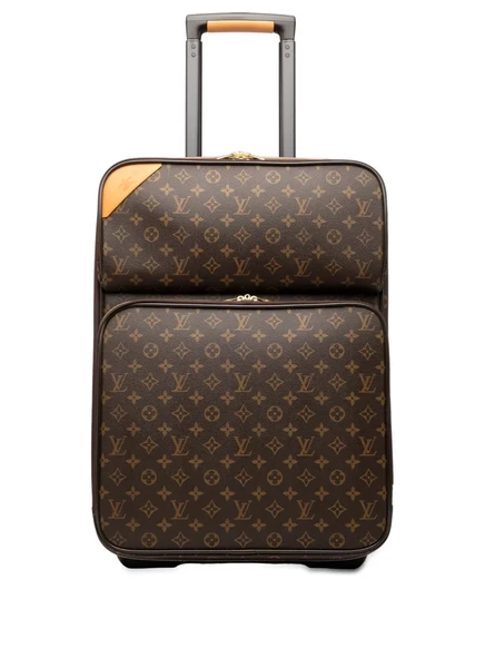 Чемодан Louis Vuitton Pre-Owned Pegase Legere 55, коричневый