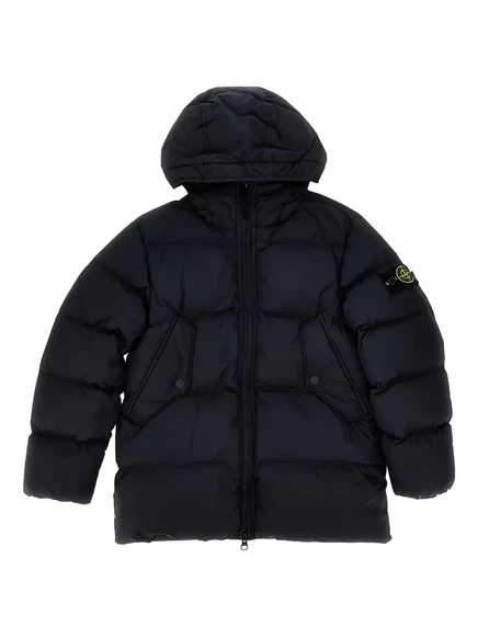 Пуховик для мальчиков Stone Island Junior, синий