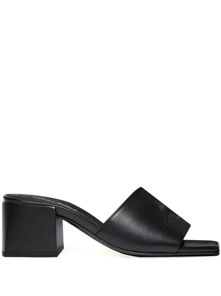 Женские мюли Courrèges Shadow на каблуке, черные