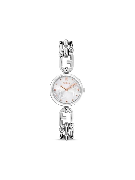 Женские часы Furla Arco Chain 30 мм, серебристые
