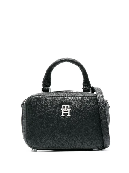 Сумка через плечо с монограммой и эмблемой Tommy Hilfiger black