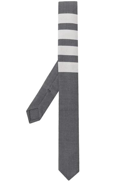 Мужской галстук Thom Browne 4-Bar, серый