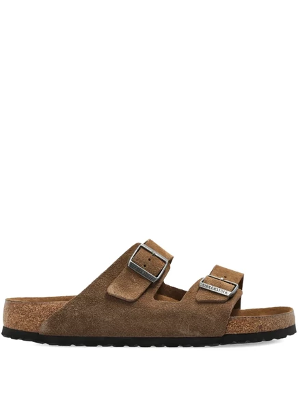 Мужские сандалии Birkenstock Arizona замшевые, коричневые