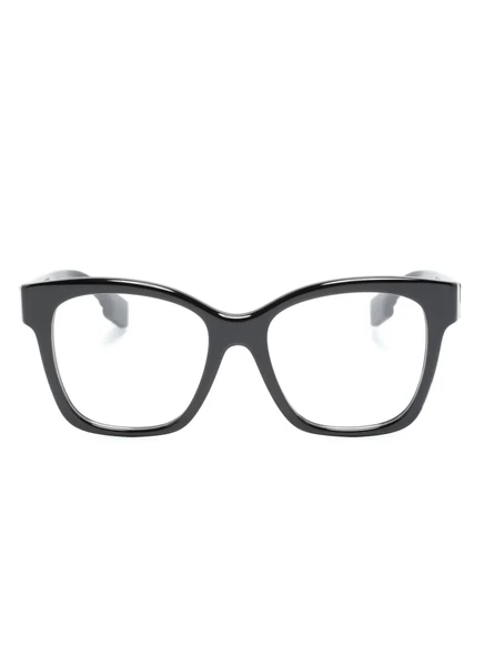 Очки в квадратной оправе Burberry Eyewear black