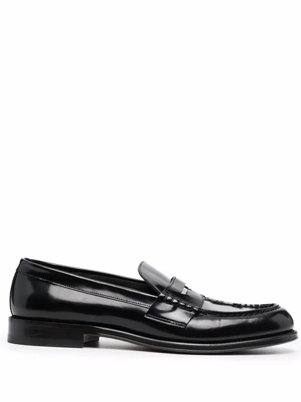 Мужские лоферы DSquared2 Penny лакированные, черные