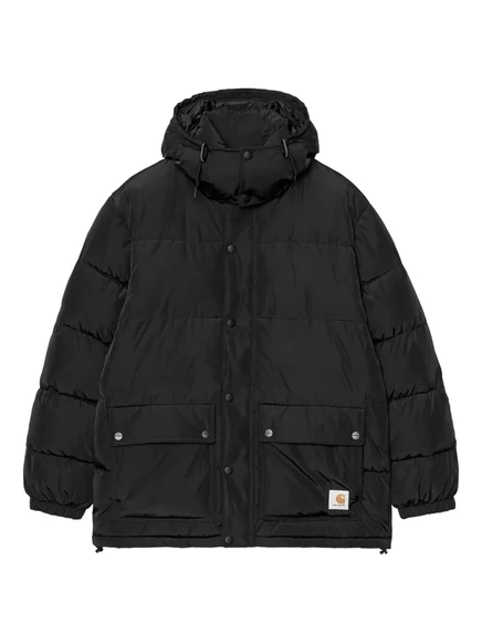 Мужская пуховая куртка Carhartt WIP Brent с карманами, черная