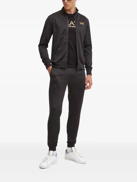 Мужской комбинезон ea7 emporio armani на молнии, черный