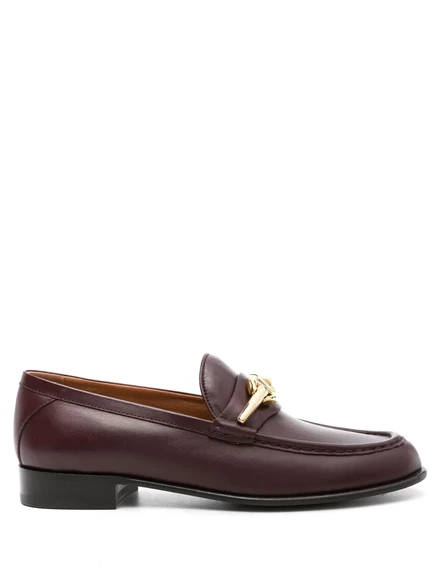 Женские лоферы Valentino Garavani VLogo Moon, бордовые