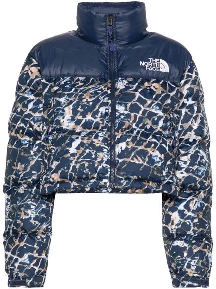 Унисекс пуховая стеганая куртка The North Face, синяя