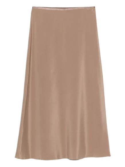 Юбка миди косого кроя Max Mara 044 beige