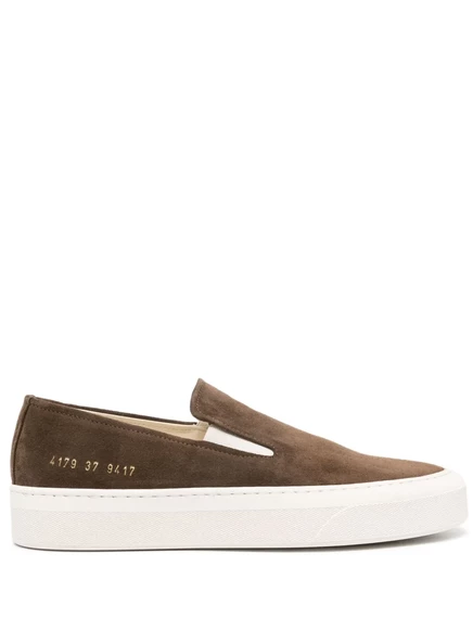 Женские замшевые кроссовки Common Projects, шоколадные