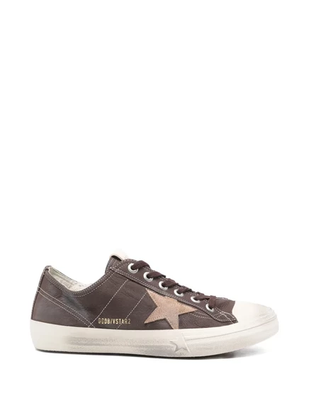 Мужские кроссовки Golden Goose V-Star 2, коричневые