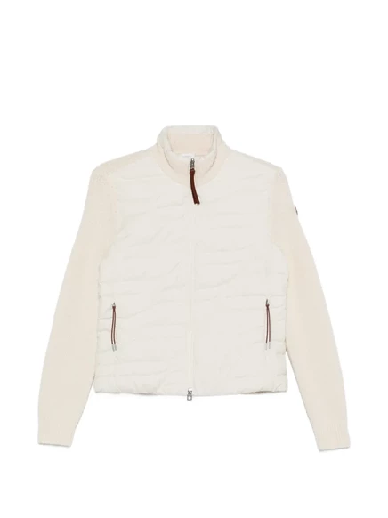 Женская пуховая куртка Moncler с высоким воротом