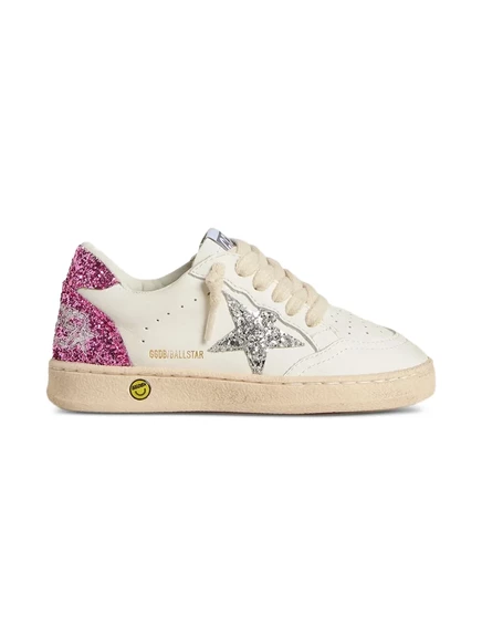Детские кроссовки Golden Goose Kids Young Ball Star, белые