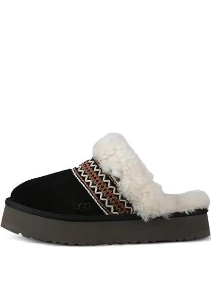 Женские тапочки Ugg Disquette Atherson замшевые, черные