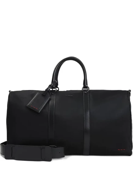 Сумка Kiton с отделкой из кожи black