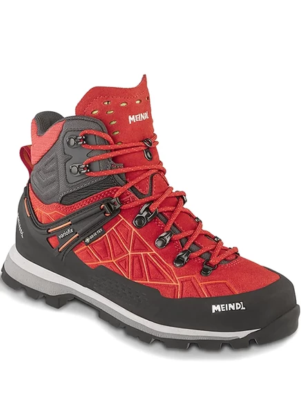 Ботинки Meindl Lite Summit Lady GTX на шнуровке с геометрическим рисунком orange