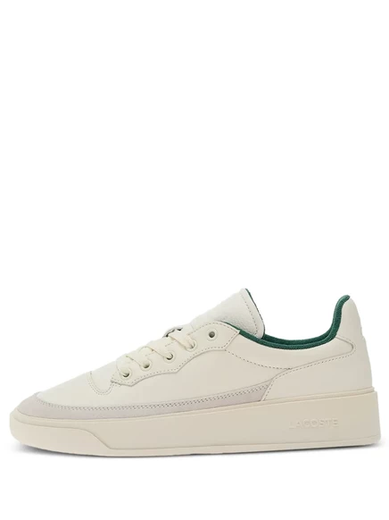 Кроссовки Lacoste G80 Club с низким берцем и кожаными вставками white
