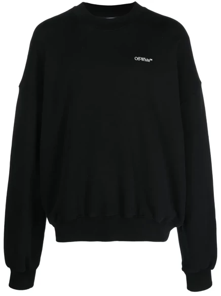 Мужской свитшот Off-White с принтом Arrows, черный