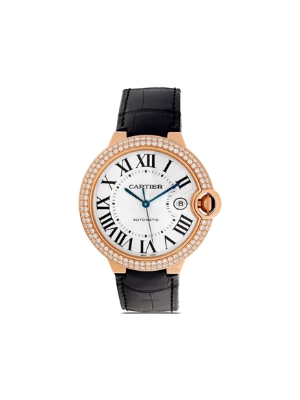 Часы Cartier Ballon Bleu 42 мм, золото 18К, белый циферблат