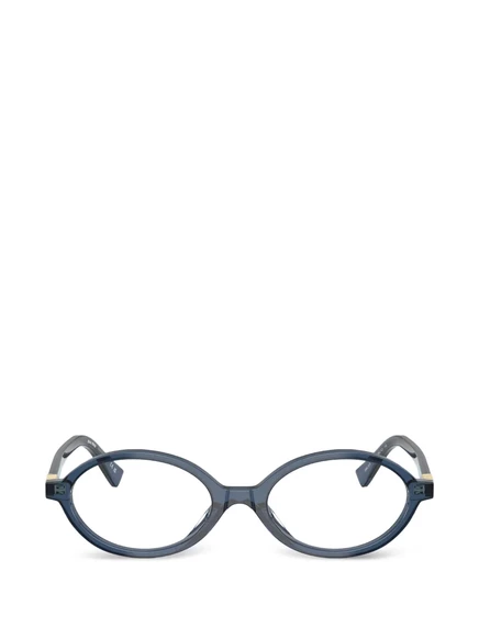 Женские очки Miu Miu овальные, синие