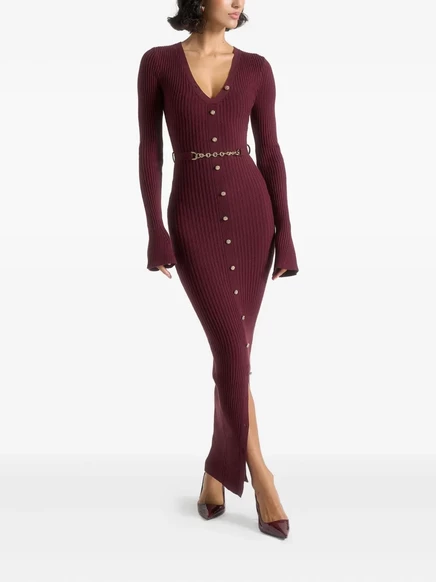 Трикотажное макси-платье Manière De Voir Assia red