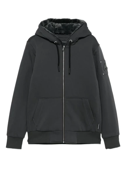 Мужское худи Moose Knuckles Classic Bunny, серое