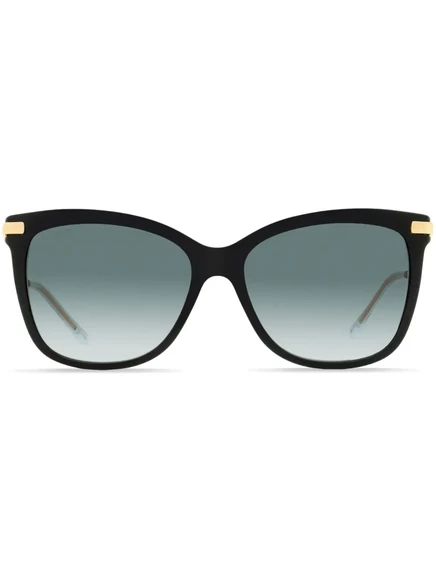 Солнцезащитные очки Jimmy Choo Eyewear Steff в прямоугольной оправе gold