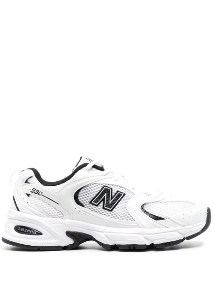 Кроссовки с низким верхом и нашивкой с логотипом New Balance  white