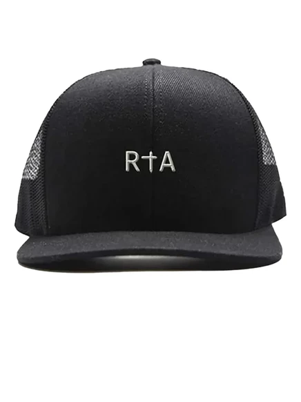Кепка-тракер RTA Gideon с вышитым логотипом, черная