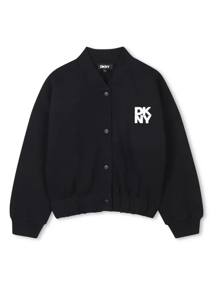 Куртка-бомбер с логотипом Dkny Kids black