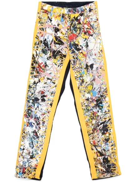 Унисекс джинсы Charles Jeffrey Loverboy с эффектом краски, синие