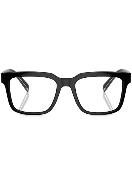 Мужская оправа Dolce & Gabbana Eyewear с логотипом, черная