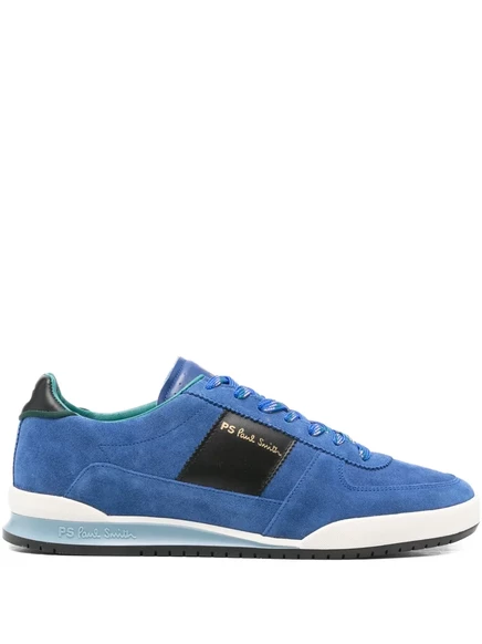 Замшевые кроссовки с логотипом PS Paul Smith blue