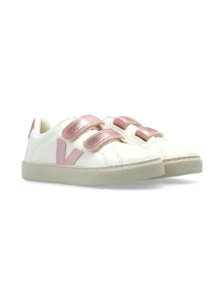 Кроссовки с нашивкой с логотипом VEJA Kids  white