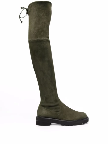 Замшевые ботинки Stuart Weitzman Lowland Lift