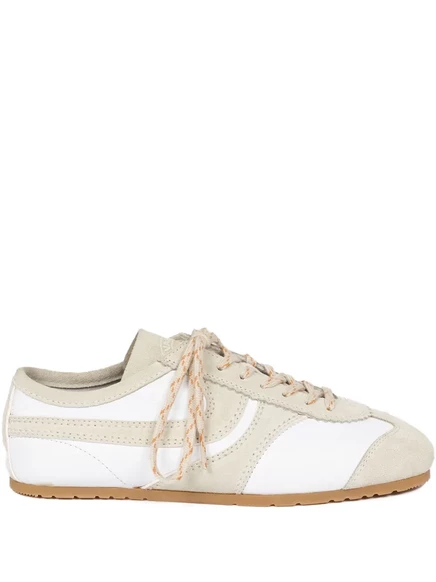 Кроссовки DRIES VAN NOTEN с отделкой из замши white