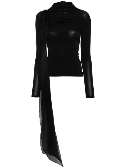 Блузка с бантом от Atu Body Couture black