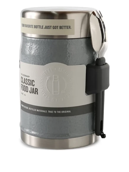 Банка для еды Stanley Classic с ложкой, серый