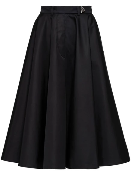 Пышная юбка в складку от Prada black