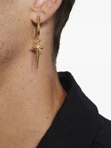 Серьга Emanuele Bicocchi Stella Ventis Dagger, золотая