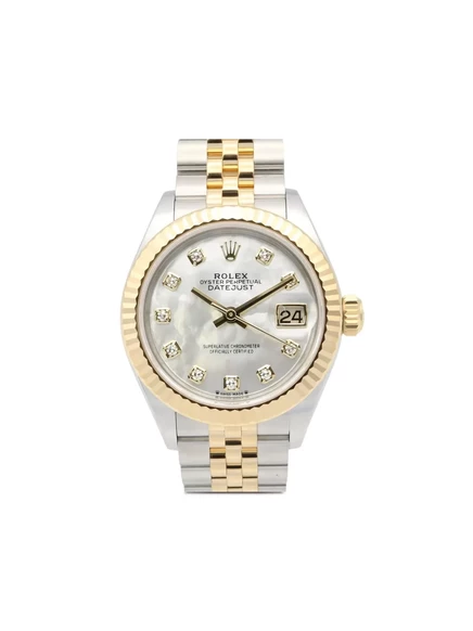 Часы Rolex 2010-х годов выпуска, всего 28 мм silver
