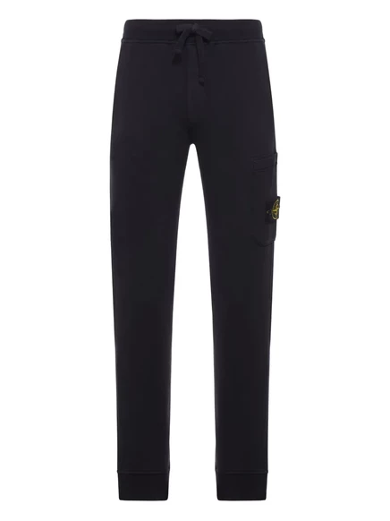 Мужские спортивные брюки Stone Island хлопковые с накладными карманами