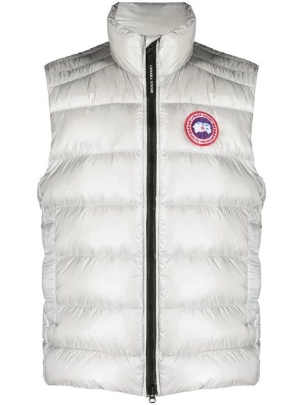 Жилет с логотипом Canada Goose Crofton и нашивкой на подкладке серебристого цвета