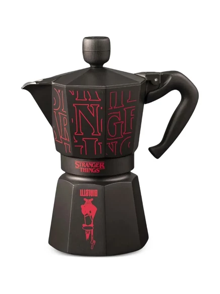 Кофеварка Bialetti Moka Express «Stranger Things», черная