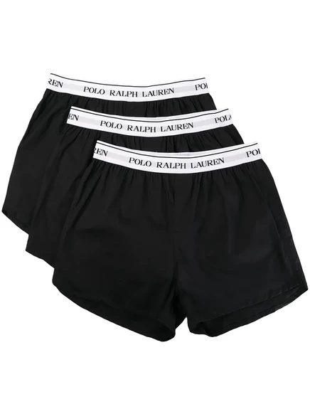 Мужские боксеры Polo Ralph Lauren, 3 пары, черные